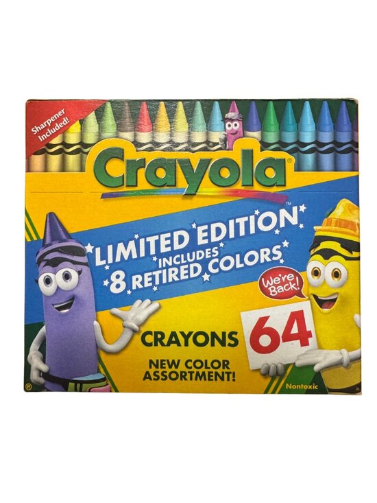 Crayola Other - Crayola Limited Edition 64 Count Crayons Includes 8 Retired Colors NEW